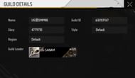 UnGraduate Gamer is part of UG Empire guild in Free Fire MAX (Image via Garena)